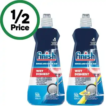 Woolworths Finish Rinse & Shine Dishwasher Aid offer
