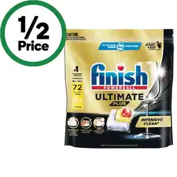 Woolworths Finish Ultimate Plus Dishwasher Tablets offer