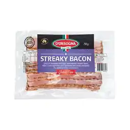 Woolworths D’orsogna streaky bacon offer