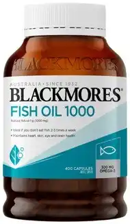 Coles Blackmores Fish Oil 1000mg Capsules offer
