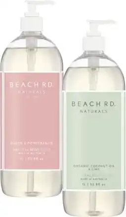 Coles Beach Rd Naturals Body Wash offer