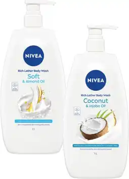 Coles Nivea Body Wash offer