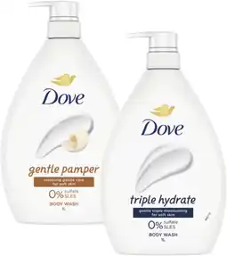 Coles Dove Body Wash offer