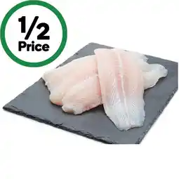 Woolworths Thawed imported freshwater basa fillets offer