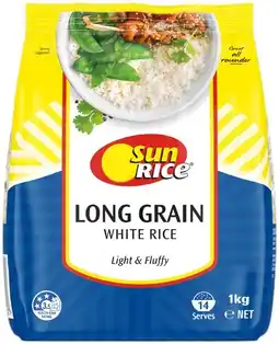 Coles Sunrice Premium White Long Grain Rice offer