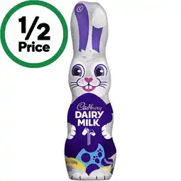 Woolworths Cadbury dairy milk easter bunny offer