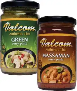 Coles Valcom Curry Paste-240g offer