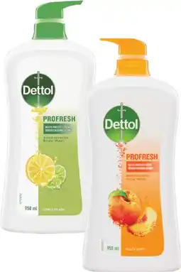 Coles Dettol Pro Fresh Shower Gel offer