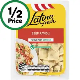 Woolworths Latina filled pasta varieties offer