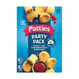 Woolworths Patties Party Pies & Sausage Rolls – From the Freezer offer
