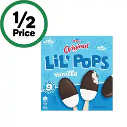 Woolworths Peters original lil’ pops offer