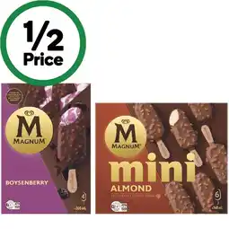 Woolworths Streets magnum or magnum minis offer
