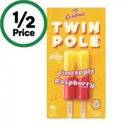 Woolworths Peters original twin pole offer