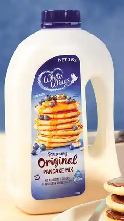 Coles White Wings Pancake Mix-350g offer
