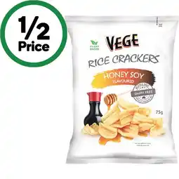 Woolworths Vege rice crackers offer