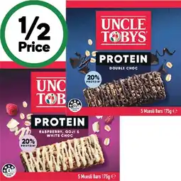Woolworths Uncle Tobys Protein Muesli Bars offer