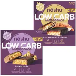 Woolworths Noshu low carb bars offer