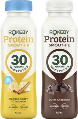 Coles Rokeby Protein Smoothie offer