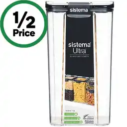 Woolworths Sistema ultra tritan canister offer