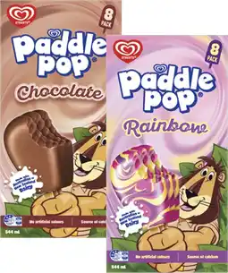 Coles Streets Paddle Pop Sticks 544mL offer