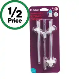Woolworths B.box replacement straw & cleaner offer