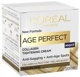 Coles L'Oréal Age Perfect Night Cream offer