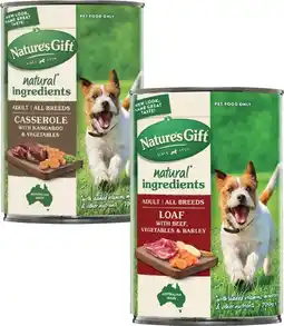 Coles Nature's Gift Dog Food offer