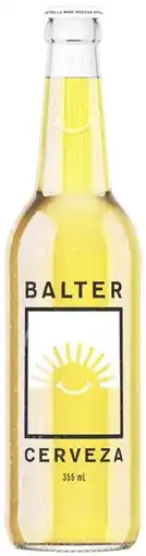 Coles Balter Cerveza Bottles offer