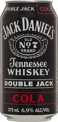 Coles Jack Daniels Double Jack & Cola Cans offer