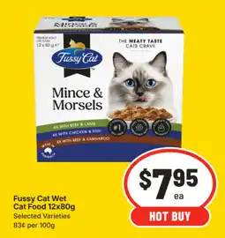IGA Fussy cat wet cat food offer
