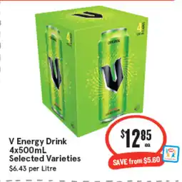 IGA V energy drink offer