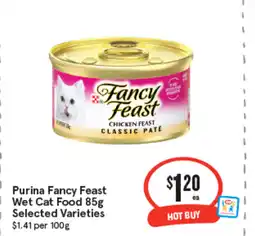 IGA Purina fancy feast wet cat food offer