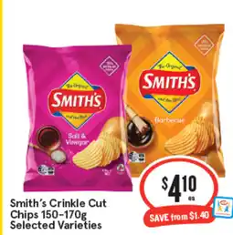 IGA Smith's crinkle cut chips offer