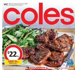 Coles Coles australian lamb loin chops offer