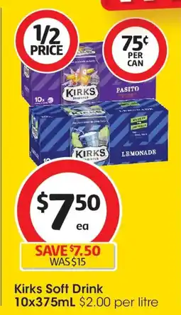 Coles Kirks soft drink offer