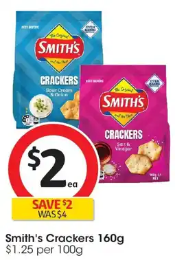 Coles Smith's crackers offer