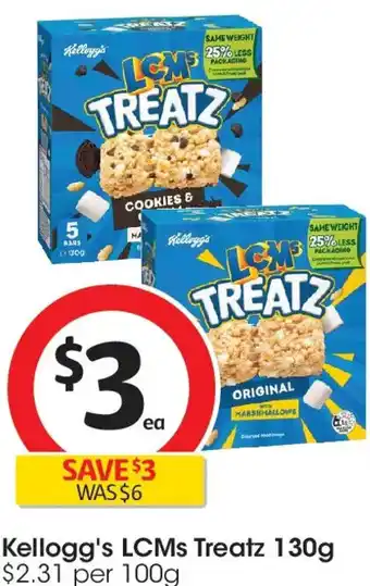 Coles Kellogg's lcms treatz offer