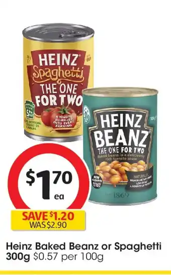 Coles Heinz baked beanz or spaghetti offer