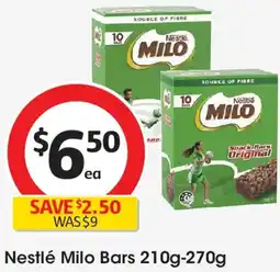 Coles Nestlé milo bars offer