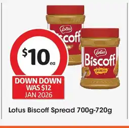 Coles Lotus biscoff spread offer