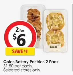 Coles Coles bakery pastries offer