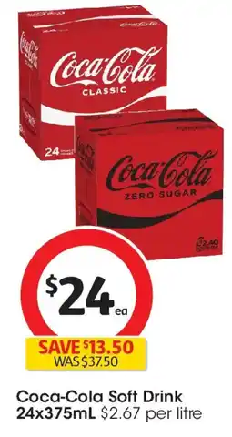Coles Coca-cola soft drink offer