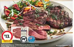 Coles Coles australian no added hormones beef rump steak offer