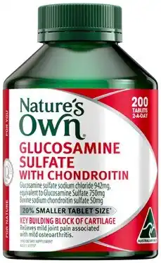 Discount Drug Stores Nature’s Own Glucosamine Sulfate With Chondroitin 200 Tablets offer