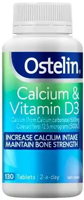 Discount Drug Stores Ostelin Calcium & Vitamin D3 130 Tablets offer