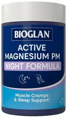 Discount Drug Stores Bioglan Active Magnesium PM Night Formula 60 Tablets offer