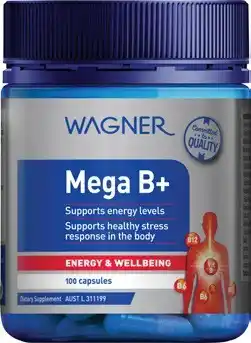 Discount Drug Stores Wagner Mega B+ 100 Capsules offer