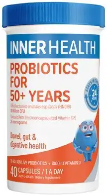 Discount Drug Stores Inner Health Probiotics For 50+ Years 40 Capsules offer