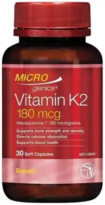 Discount Drug Stores Microgenics Vitamin K2 180mcg 30 Capsules offer