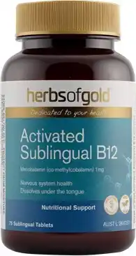 Discount Drug Stores Herbs of Gold Activated Sublingual B12 75 Tablets offer